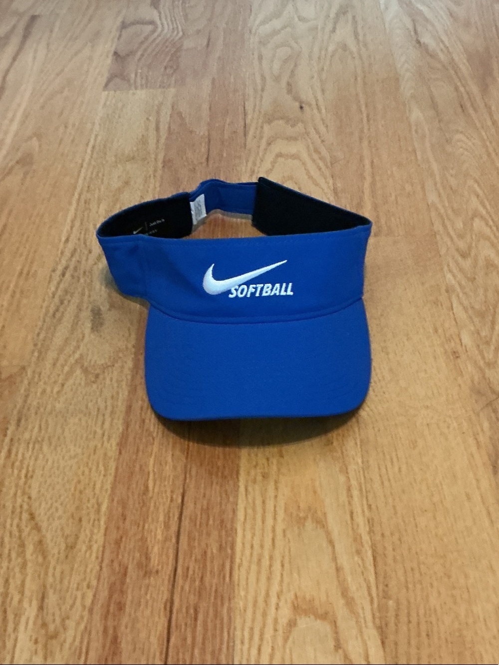 Nike Royal Blue Softball Visor with White Swoosh